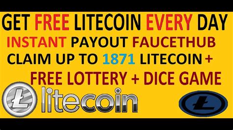 litecoin faucet instant payout faucethub.